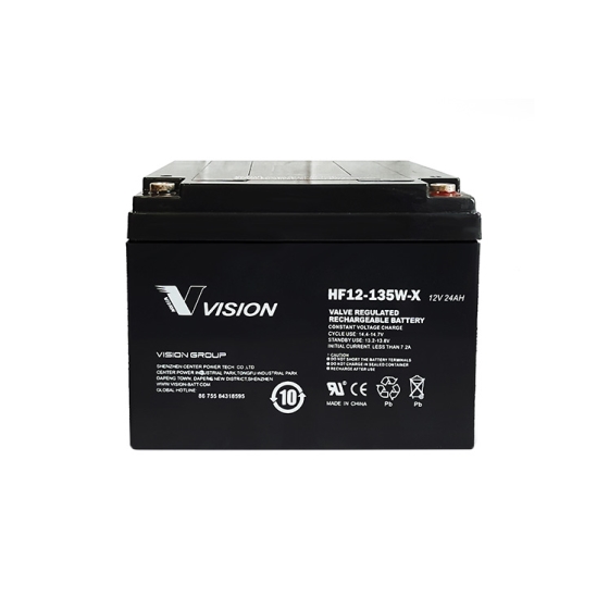 Vision HF Series 12V 24Ah/135W  High Discharge VRLA Battery